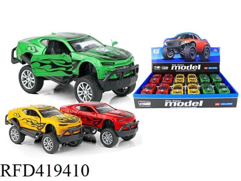 1:32 ALLOY CAR PULL BACK TO OPEN THE DOOR (12 PACKS)