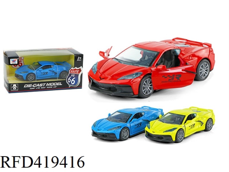 1:32 ALLOY PULL BACK CAR MODEL TO OPEN THE DOOR (1 PACK)