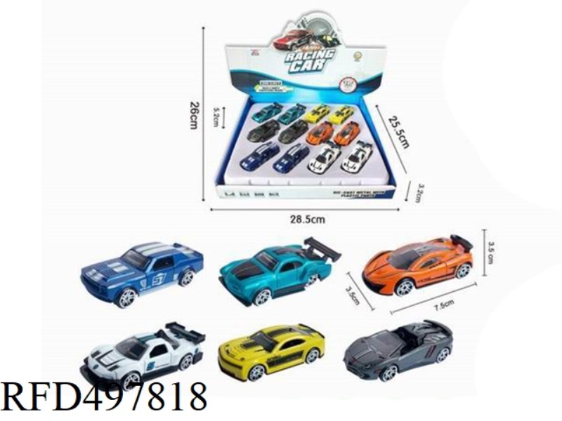 ALLOY SIMULATION CAR SERIES COASTING 12 ONLY