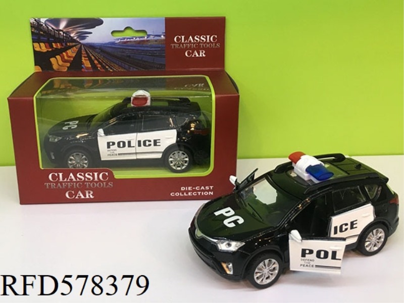 1:32 TOYOTA BUILEI METAL ENGLISH SPECIAL POLICE (LIGHTS AND MUSIC)