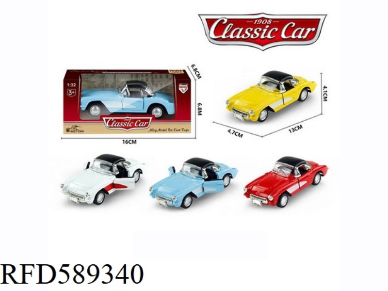 1:32 ALLOY PULL-BACK SIMULATION CLASSIC CHEVROLET