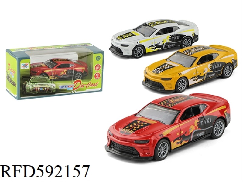 1:36 BUMBLEBEE ALLOY PULL BACK CAR MODEL (1 PACK)