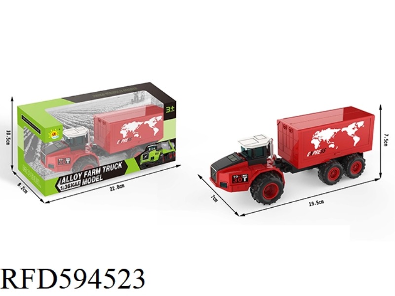 ALLOY INERTIAL FARMER CONTAINER TRUCK