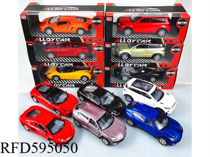 FOUR MODELS OF 1: 32 ALLOY SIMULATION CAR ARE MIXED