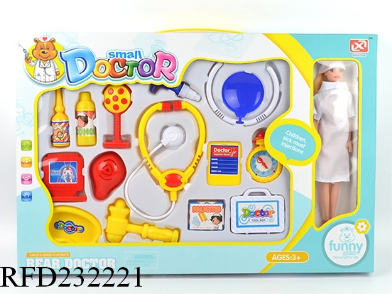 DOCTOR SET WITH BARBIE 14PCS
