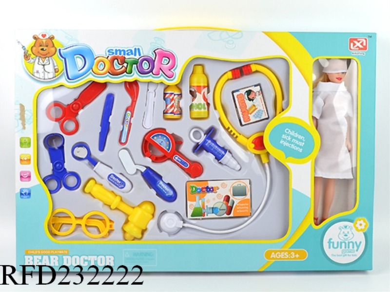 DOCTOR SET WITH BARBIE 16PCS