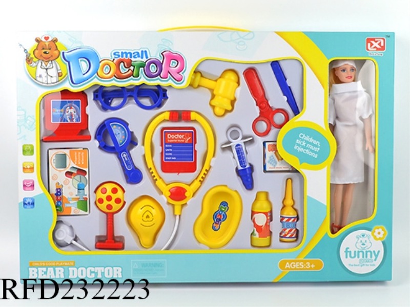 DOCTOR SET WITH BARBIE 16PCS