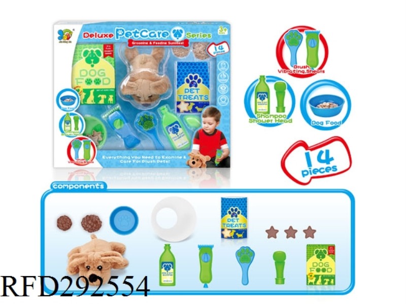 PET GROOMING SUPPLIES AND FOOD SETS(DOG)