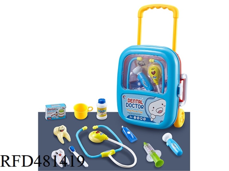 DENTAL KIT WITH IC TROLLEY CASE