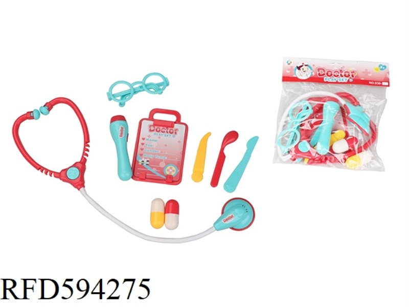 CANDY-COLORED MEDICAL EQUIPMENT TOYS