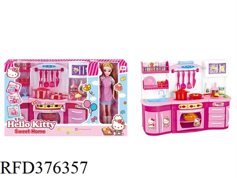 NEW VERSION OF HELLOKITY FASHION CABINET PLUS BARBIE