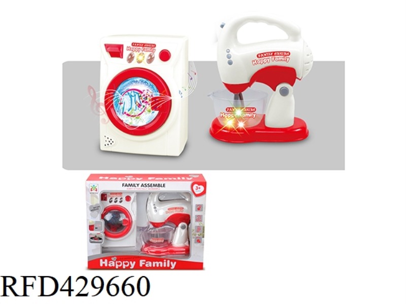 ELECTRIC WASHING MACHINE AND BLENDER COMBINATION