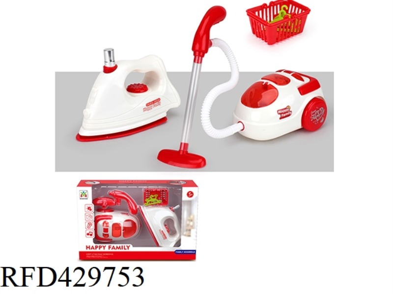 ELECTRIC VACUUM CLEANER AND IRON COMBINATION