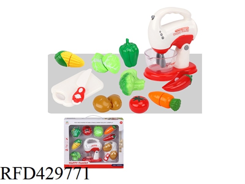 ELECTRIC BLENDER, CHECHELE FRUIT PLAY SET