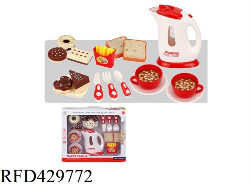 ELECTRIC KETTLE, CHECHELE FRUIT PLAY HOUSE SET
