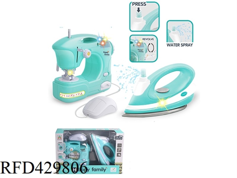 ELECTRIC SEWING MACHINE, IRON COMBINATION