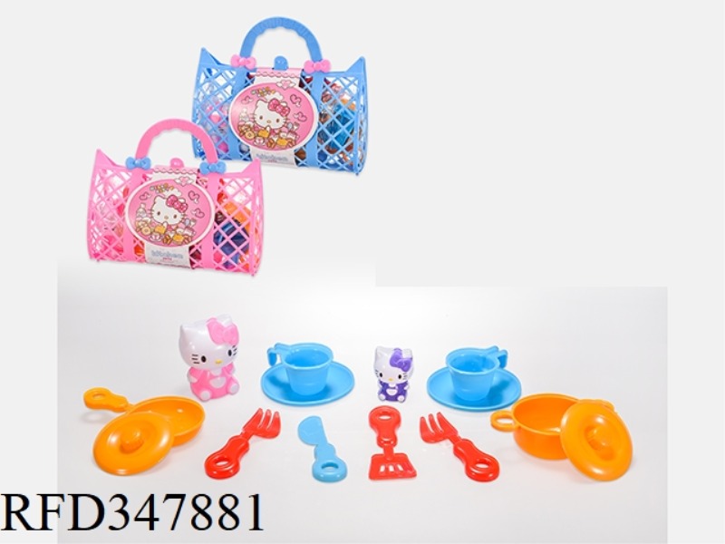 HELLO KITTY CUTLERY TOTE