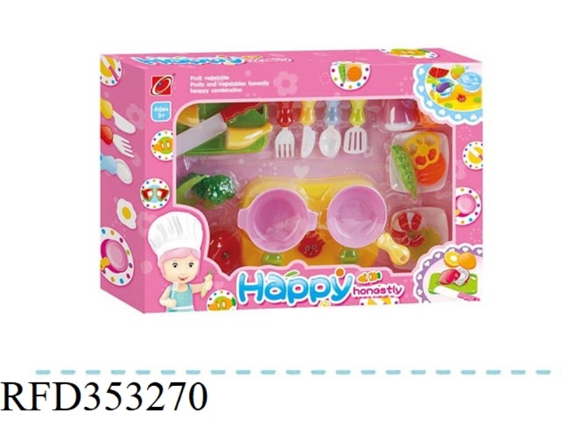 HAPPY CUT COOKING SET IN BOX