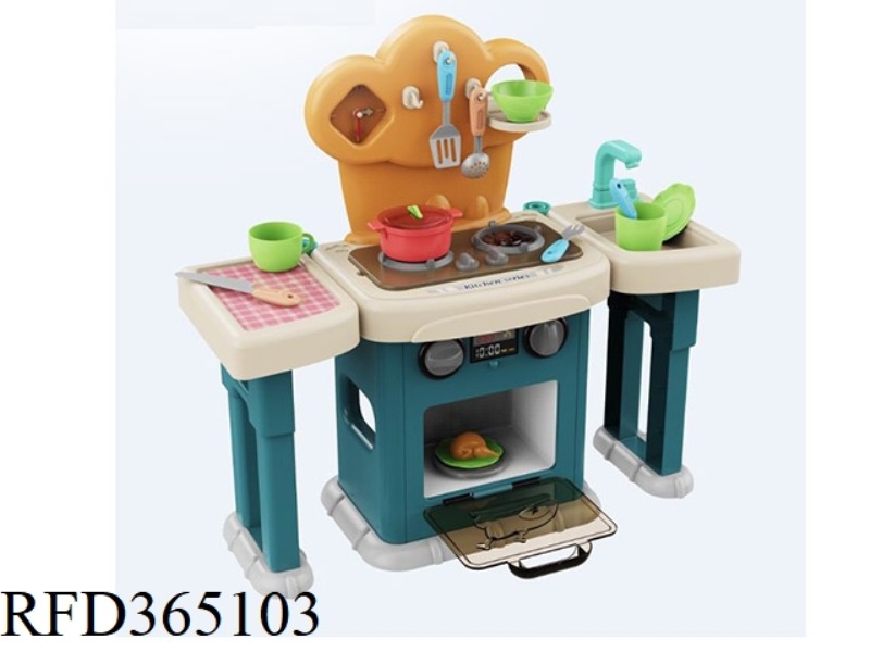CREATIVE TRANSFORMATION UPGRADE OVEN DOUBLE-SIDED KITCHEN TOY