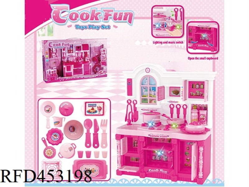 KITCHEN SERIES + MATCHING BARBIE COLOR LIGHT AND SOUND