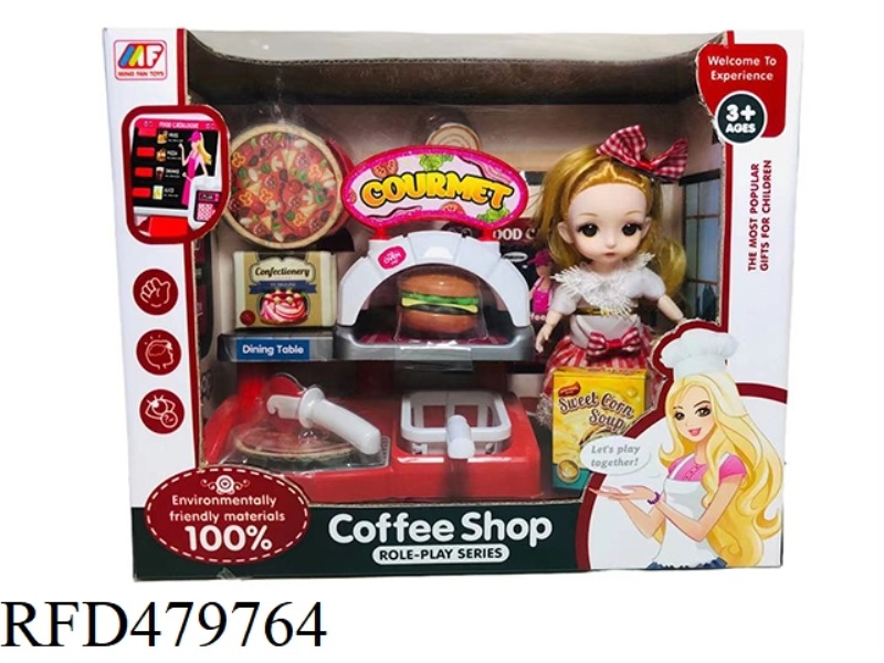 DOLL WITH PIZZERIA