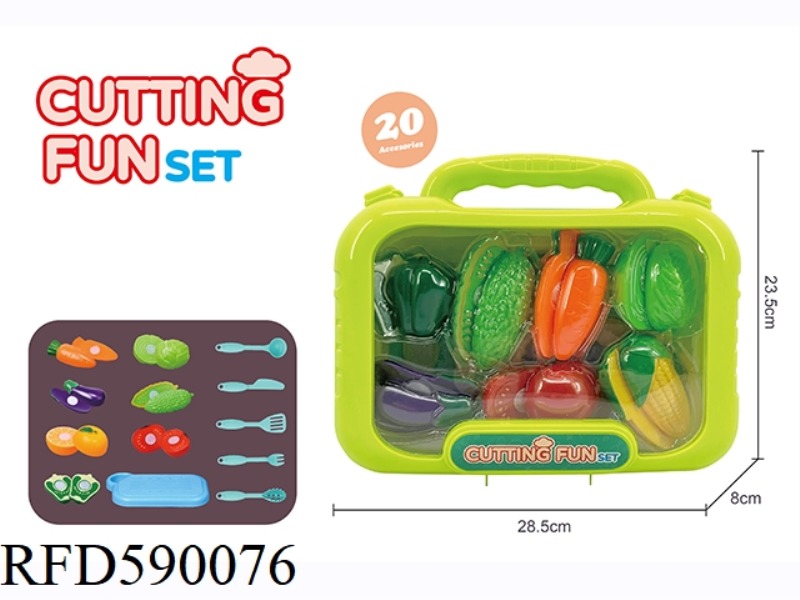 VEGETABLE CUTTING MUSICIANS BOX SET OF 20 ACCESSORIES