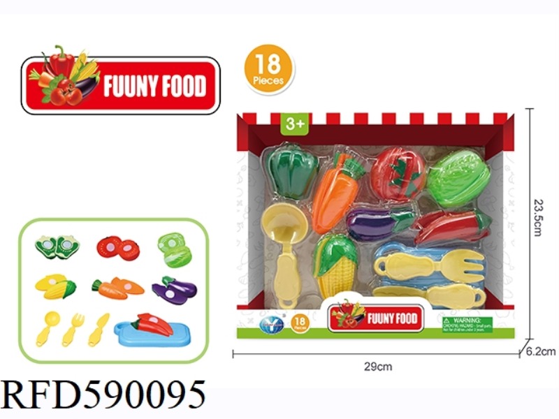 FRUIT SET WITH 17 ACCESSORIES