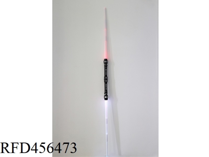 2-IN-1 TELESCOPIC GRAVITY INDUCED ACOUSTO-OPTIC 7-COLOR LASER SWORD