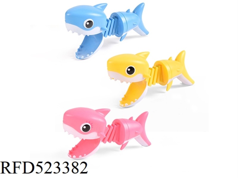 GRIPPING TEETH AND FINGERS SHARK SPRING TELESCOPIC CLIP