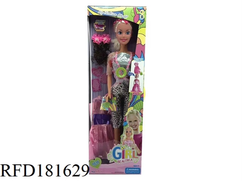 36''BARBIE CLOTHES+ACT THE ROLE OFING IS TASTED