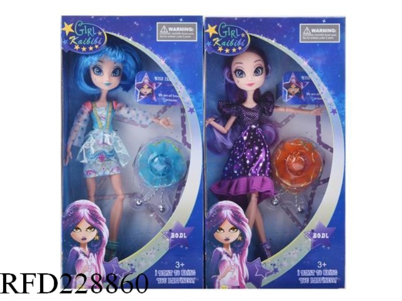 11.5-INCH SOLID BODY JOINT CONSTELLATION DOLLS WITH HAIR ACCESSORIES