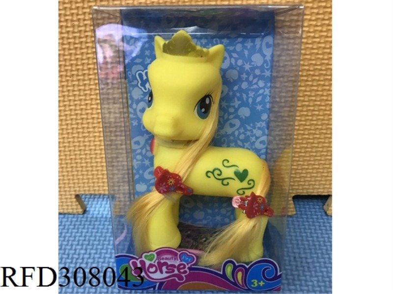 SMALL PRECISION HORSE WITH JEWELRY COMBING