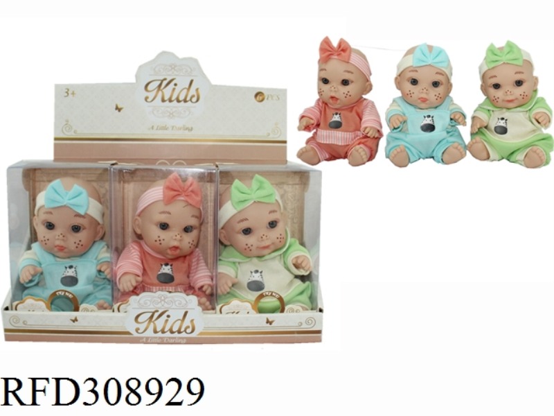 10 INCH DOLL WITH 6 SOUND IC (6PCS, 3 ASST)