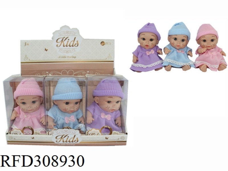 10 INCH DOLL WITH 6 SOUND IC (6PCS, 3 ASST)
