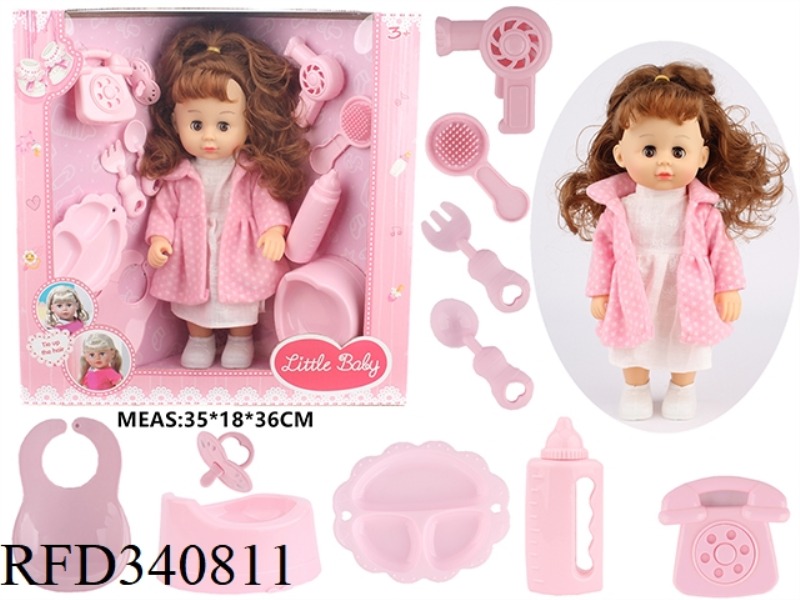 12 INCHES LINED PLASTIC BEAUTY GIRL DOLLS EVERY FAMILY 10PCS