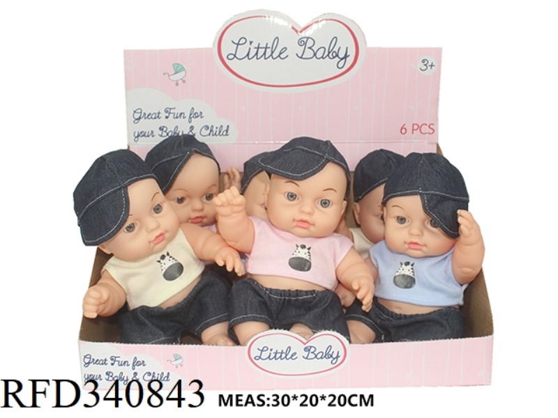 9.5 INCH DOLL WITH 4 SOUND IC, 3 MIXED