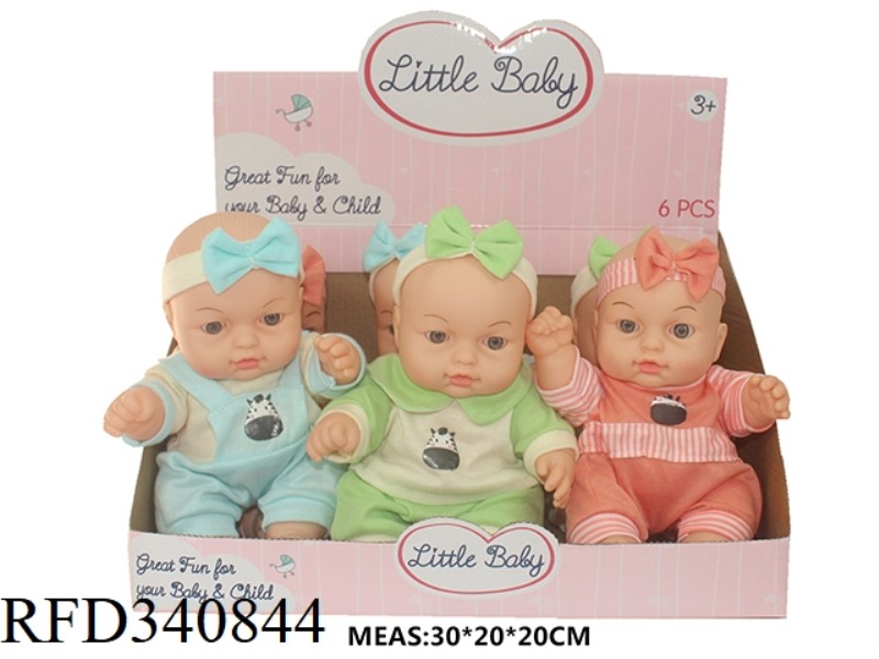 9.5 INCH DOLL WITH 4 SOUND IC, 3 MIXED