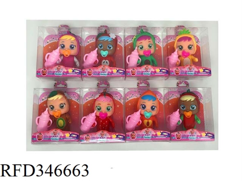 4.5 INCH CRYING FRUIT DOLL (8 TYPES ASSORTED)