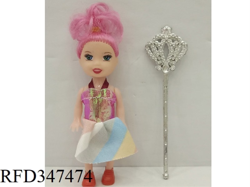 3.5 INCH BARBIE DOLL WITH FAIRY STICK