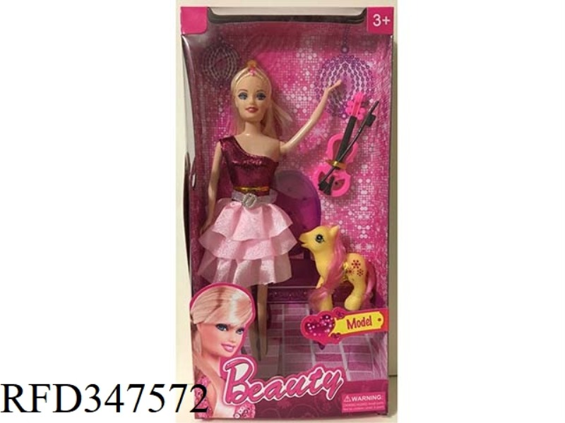 11.5 INCH REAL BARBIE DOLL
(VIOLIN + HORSE)