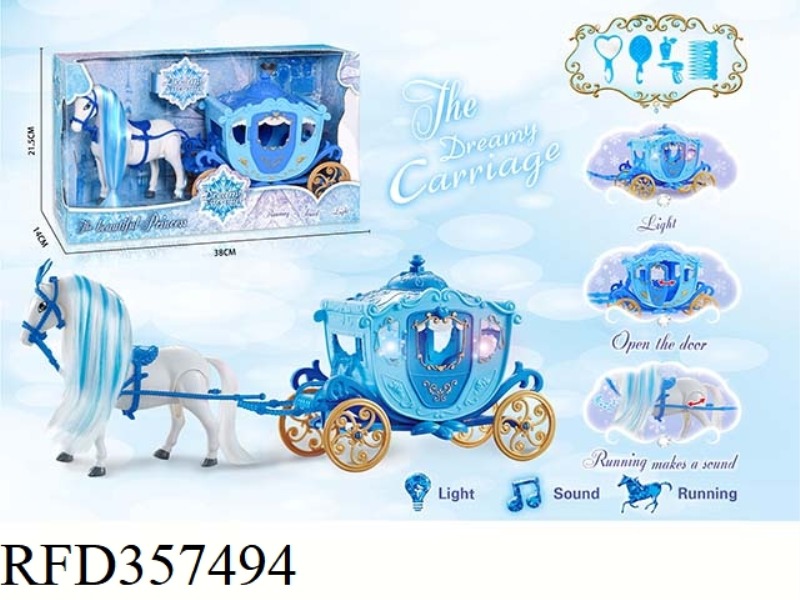 ELECTRIC COLOR HORSE DREAM CAR (BLUE)