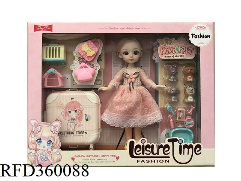 LEISURE TIME DOLL SERIES-CUTE PET JOURNEY