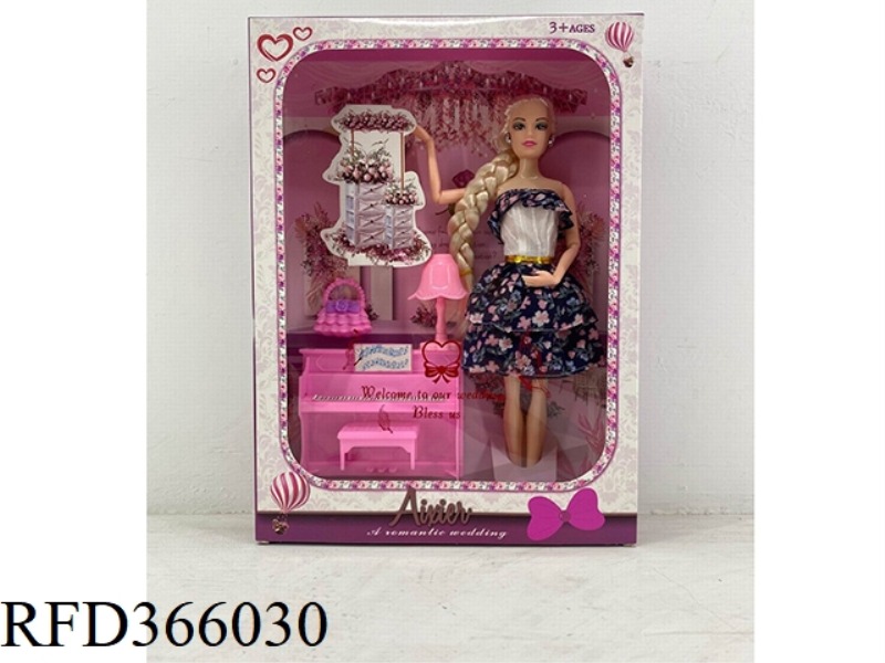 11.5 INCH SOLID BODY 9 JOINT BARBIE DOLLS