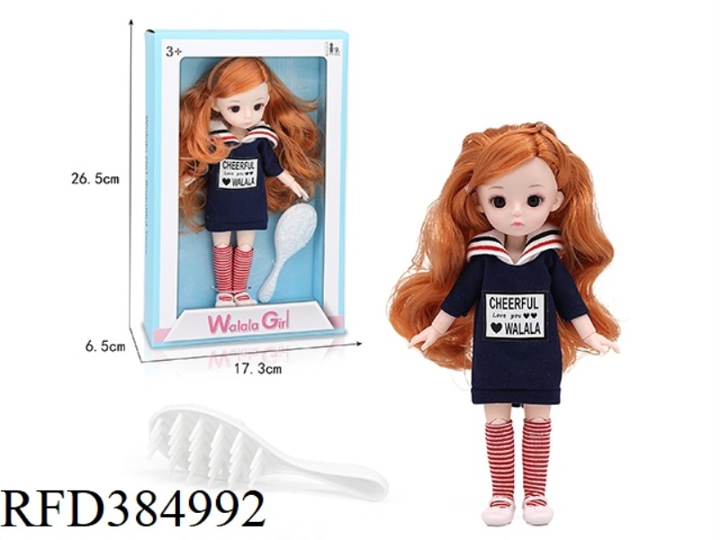24CM9 INCH JOINT BARBIE DOLL (WITH COMB)
