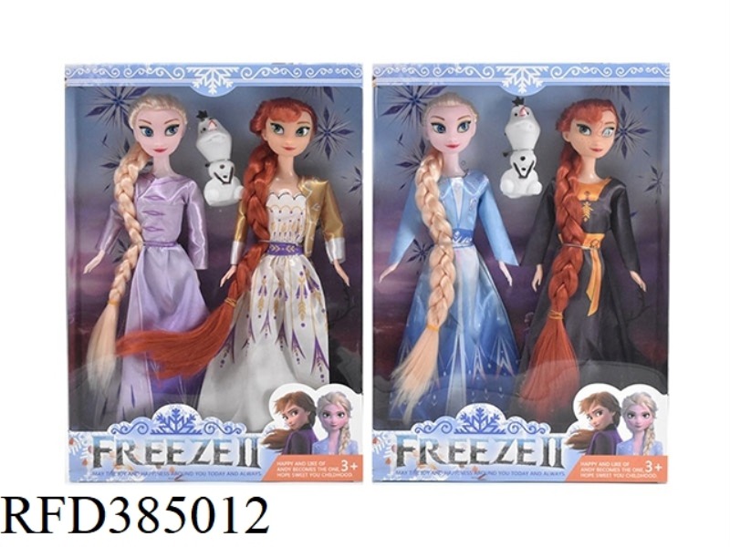 11.5-INCH 9-JOINT SOLID BODY FROZEN BARBIE WITH SNOW TREASURE 2 ASSORTED