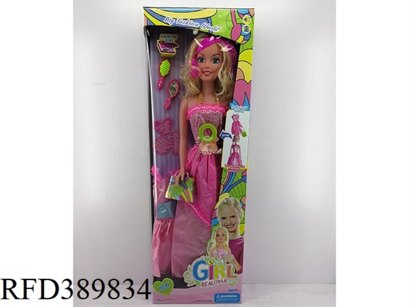 36 INCH BIG BARBIE WITH IC WITH CLOTHES + ACCESSORIES