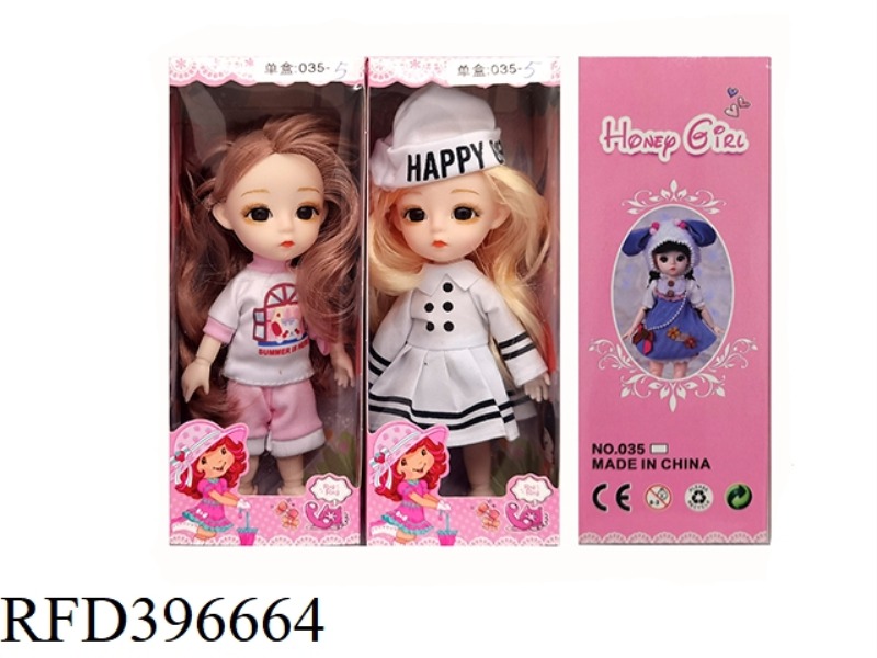6 INCH 12 JOINT DOLL (VARIOUS ASSORTED)