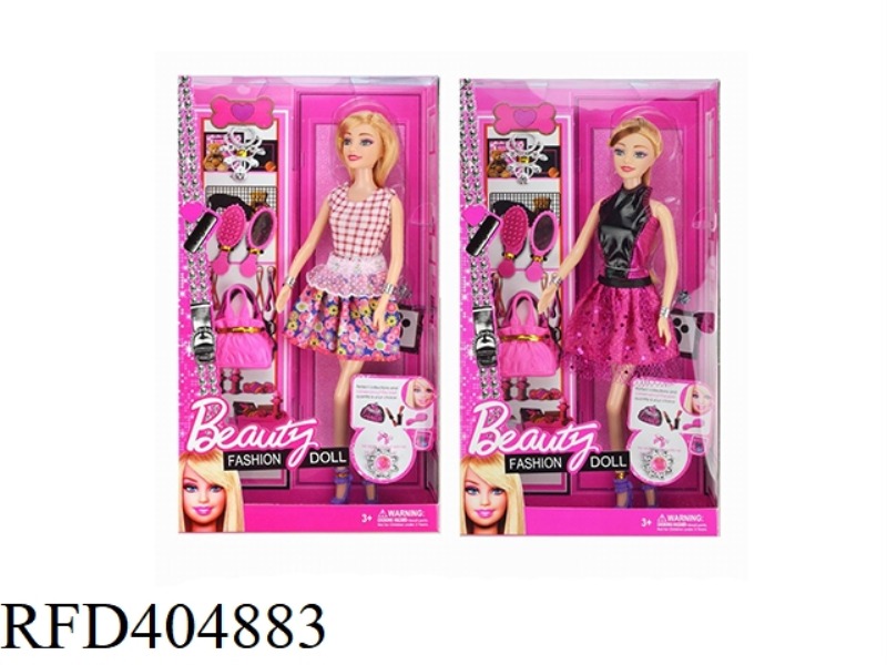 11.5-INCH SOLID FASHION BARBIE TWO MIXED OUTFITS
