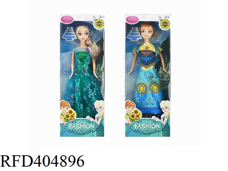 THE SECOND GENERATION 11.5-INCH FROZEN BARBIE TWO MIXED