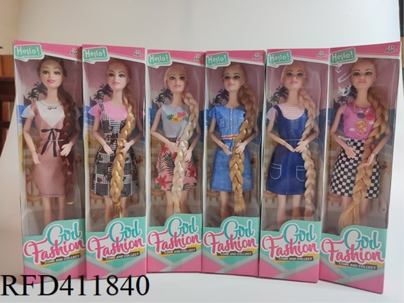 11-INCH SOLID BODY JOINT BARBIE 6 ASSORTED